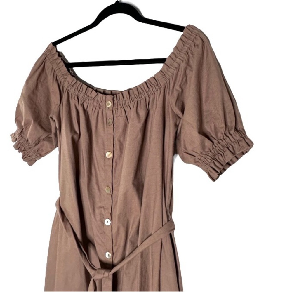 Revolve Tularosa Kami Midi Dress in Hazelnut S - Picture 5 of 8